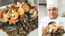 Disfruta de un arroz con conchas negras al estilo de La Paisana