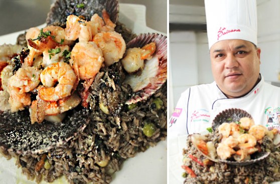 Disfruta de un arroz con conchas negras al estilo de La Paisana