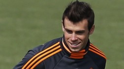 Gareth Bale se unió esta mañana a la concentración del Madrid