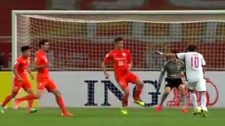 Diego Forlán anotó este golazo en la Champions de Asia