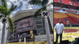 Sabor peruano en el partido de los Miami Heats