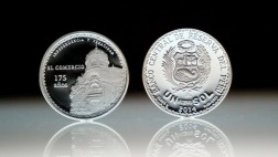 Mira cómo fue acuñada la moneda por los 175 años de El Comercio