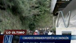Pobladores de Yanatile y Quelloúno se pelean por delimitación