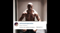 Adriano sube imagen en Instagram: "Como en los viejos tiempos"