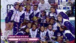 San Martín es campeón de la Liga de vóley tras ganar a Cristal