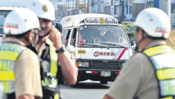 La policía no tiene la capacidad para fiscalizar a choferes