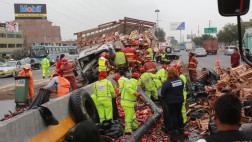Un muerto y un herido por accidente en la Panamericana Sur