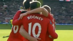 Rooney anotó el primer gol de la 'era Giggs' en el United
