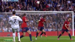 Cristiano Ronaldo marcó este estupendo gol frente a Osasuna