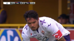 Fiorentina goleó 3-0 al Bologna con Juan Vargas como capitán