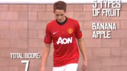 Jugador del Manchester pasó apuros para reconocer cinco frutas