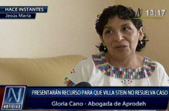 Aprodeh presentará pedido de recusación contra Villa Stein