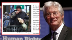 Confunden a Richard Gere con indigente y le regalan una pizza