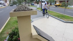 Robaron busto del héroe José Abelardo Quiñones en Trujillo