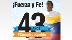 #CumpleLeopoldo: Apresado líder opositor cumple 43 años