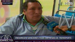 Chofer quiso ‘coimear’ a policía en plena transmisión en vivo
