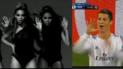 Cristiano Ronaldo y su celebración al estilo de Beyoncé