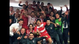 La foto del festejo del Atlético de Madrid en el vestuario