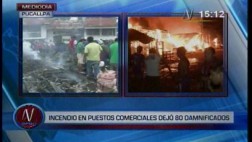 Pucallpa: incendio dejó más de 80 damnificados