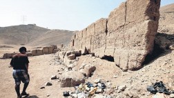 Huaca El Respiro es usada como botadero de basura