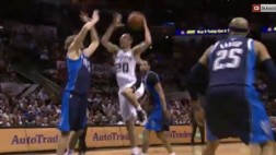 Manu Ginobili se luce con esta jugada en victoria de los Spurs