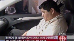 Chofer ebrio se quedó dormido y recién despertó en la comisaría