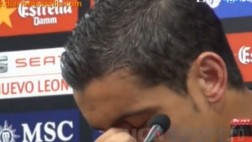 Capitán de Valencia no pudo evitar las lágrimas en conferencia