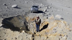 Volcán Ubinas expulsa rocas del tamaño de un auto Volkswagen