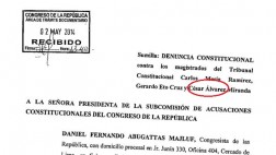 ¿Qué error cometió Abugattás en su denuncia contra el TC?