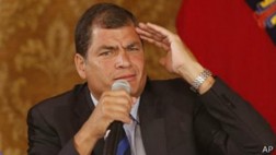 Pueblo indígena ampara a 3 sentenciados por injuriar a Correa