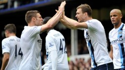 El City ganó 3-2 a Everton y es líder provisional de la Premier