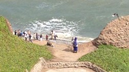 Costa Verde: camioneta cayó al mar tras chocar con auto