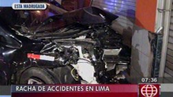 Tres heridos dejan dos accidentes en Surco y San Isidro