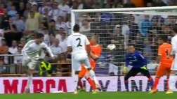 Cristiano Ronaldo anotó sensacional gol de taco para el Madrid
