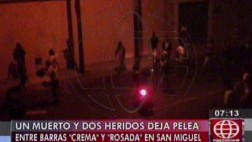 San Miguel: murió un herido tras balacera entre barristas