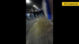 VIDEO: así la policía dispersó a los barristas en San Miguel
