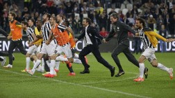 La Juventus celebró su título en la Serie A con triunfo