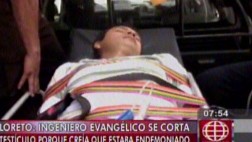 Ingeniero intentó suicidarse cortándose testículos y la yugular