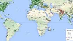 Este es el mapa de la contaminación mundial del aire