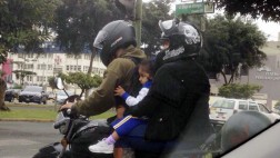 ¿Y el casco de protección para la niña?