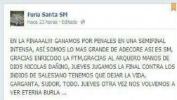 Racismo en Adecore: Santa María y Salesiano jugaron sin público