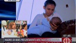 Madres de infectados en Clínica San Pablo marchan por su día
