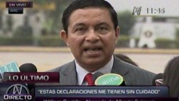 "Las declaraciones de Pinchi Pinchi me tienen sin cuidado"