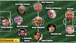 El 11 de ex jugadores que dirigirán en el Mundial Brasil 2014
