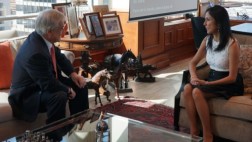 Nadine Heredia también se reunió con Piñera en Santiago