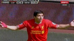 El golazo de Luis Suárez que le fue anulado al Liverpool