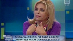 Gisela Valcárcel no pudo contestar pregunta sobre unión civil