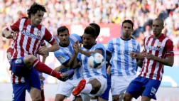 Atlético empató 1-1 con Málaga y aún no hay campeón en la Liga