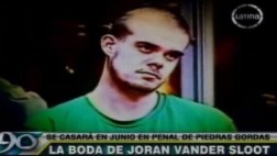 Van der Sloot se casará en junio en Piedras Gordas