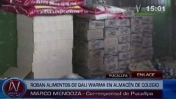 Acusan a director de colegio de robar productos de Qali Warma